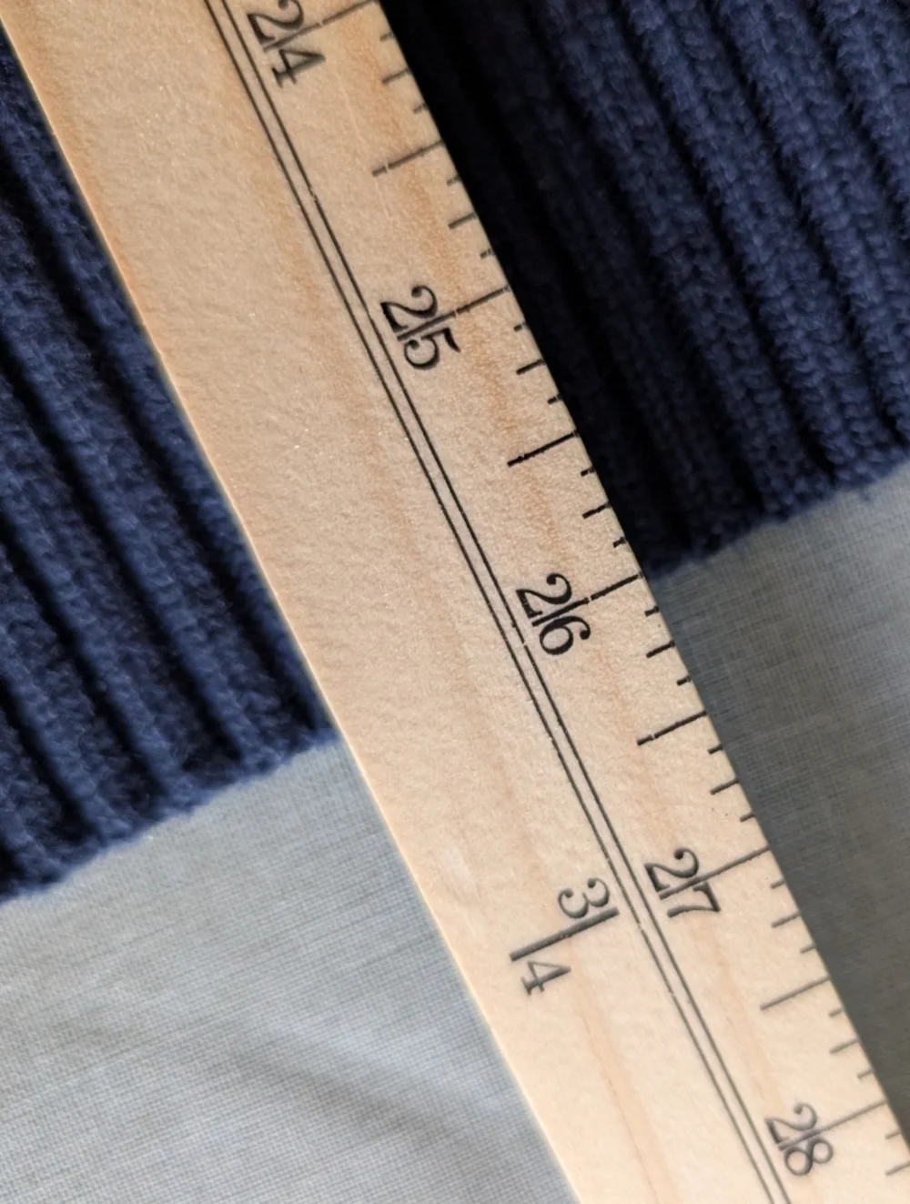 Ralph Lauren Navy Cotton Knit Polo-Style Pullover Sweater Large